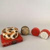 Selection of compact powders.