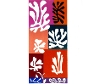 Famous print by Matisse called Fleurs de Neige