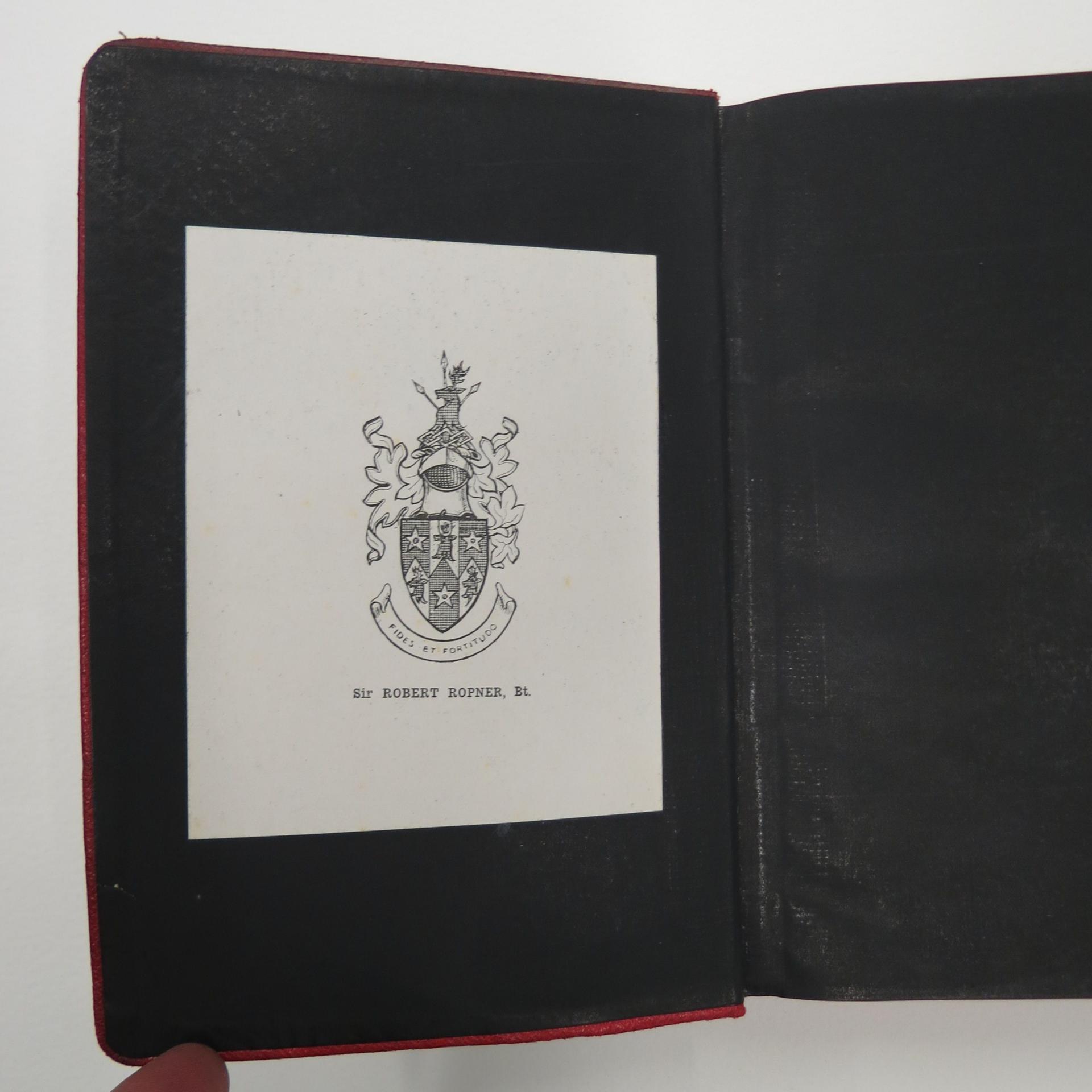 Ropner Book Plate