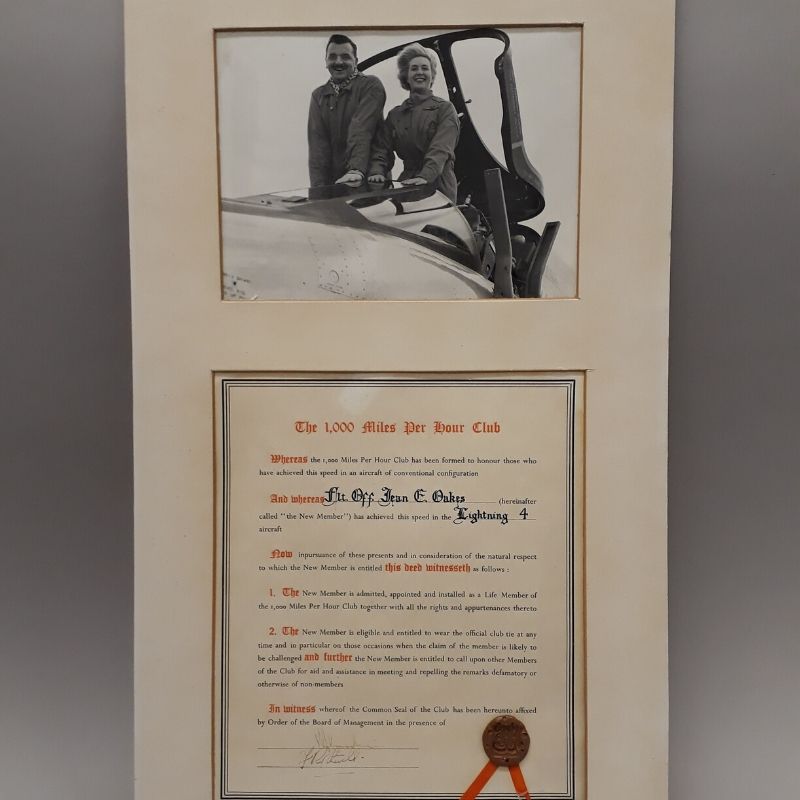 certificate ‘The 1000 Per Hour Club’